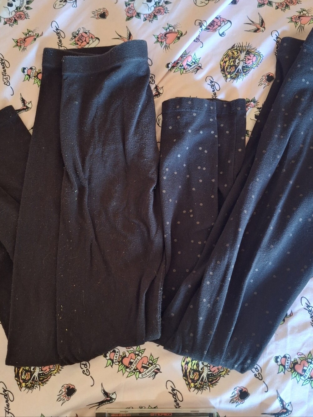 Girls Black Leggings